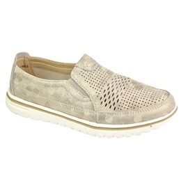 Mukavat urheilukengät Jezzi-tasolla 20PB08-1653 beige kultainen 1