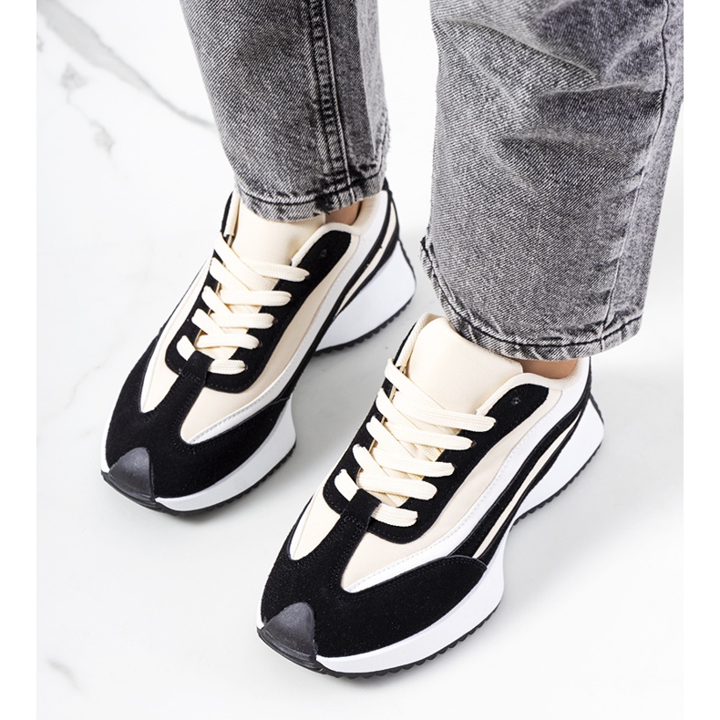 Musta Hofste naisten tennarit beige 1