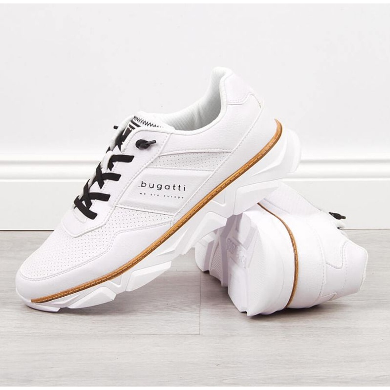 Vapaa-ajan urheilukengät Bugatti M JJ153186 valkoinen 2