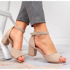 Sandaalit Vinceza W JAN96D beige-tolppassa 2