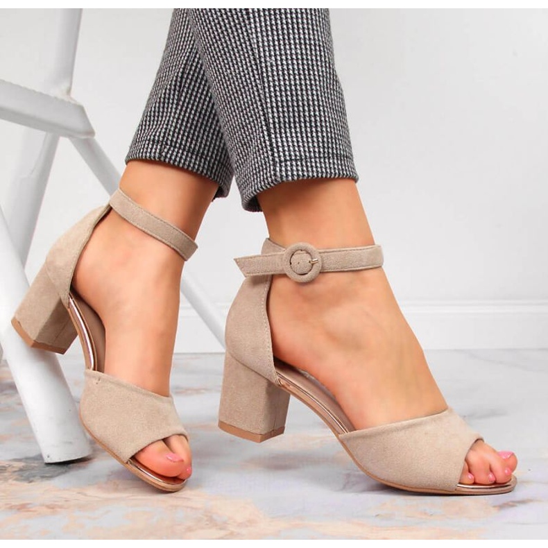 Sandaalit Vinceza W JAN96D beige-tolppassa 2