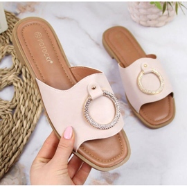 Tossut koristeella Potocki W WOL74B beige 1