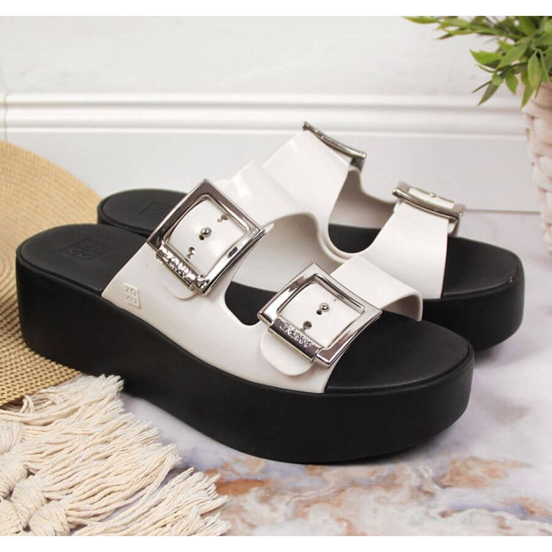 Kumitossut Zaxy W INT1707 alustassa valkoiset valkoinen 2