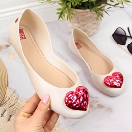 Meliski-sydänballerinat Zaxy W INT1711A beige 1
