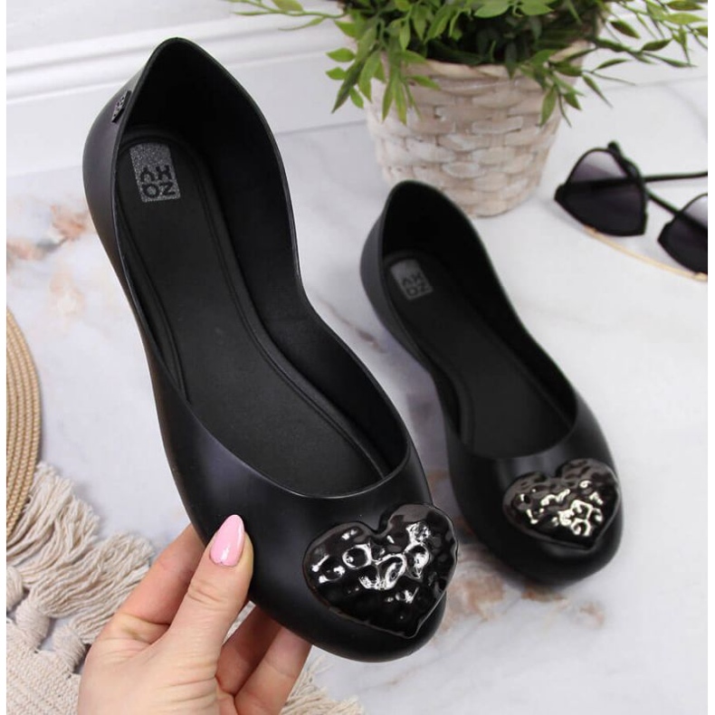 Meliski-balerinat Zaxy-sydämellä W INT1711B musta 1