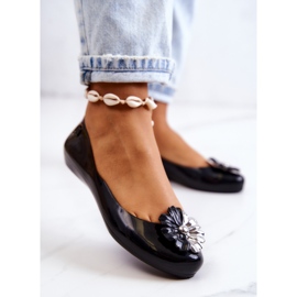 Naisten tuoksuvat kumiballerinat ZAXY JJ285048 musta 2