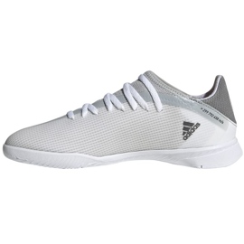 Adidas X Speedflow.3 In Jr FY3315 jalkapallokengät harmaa, valkoinen harmaan sävyjä 1
