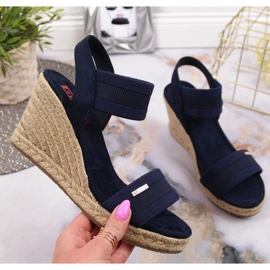 Wedge sandaalit Big Star W JJ274977 laivastonsininen tummansininen 1