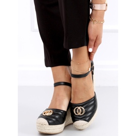 Aika Black wedge sandaalit musta 2