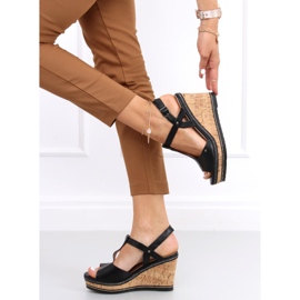 Nancy Black wedge sandaalit musta 1