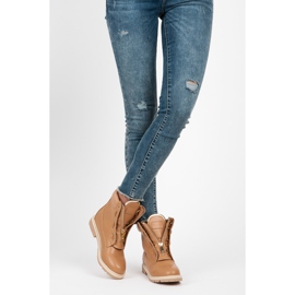 Vices Tyylikkäät ansojat liukusäätimellä ruskea 2