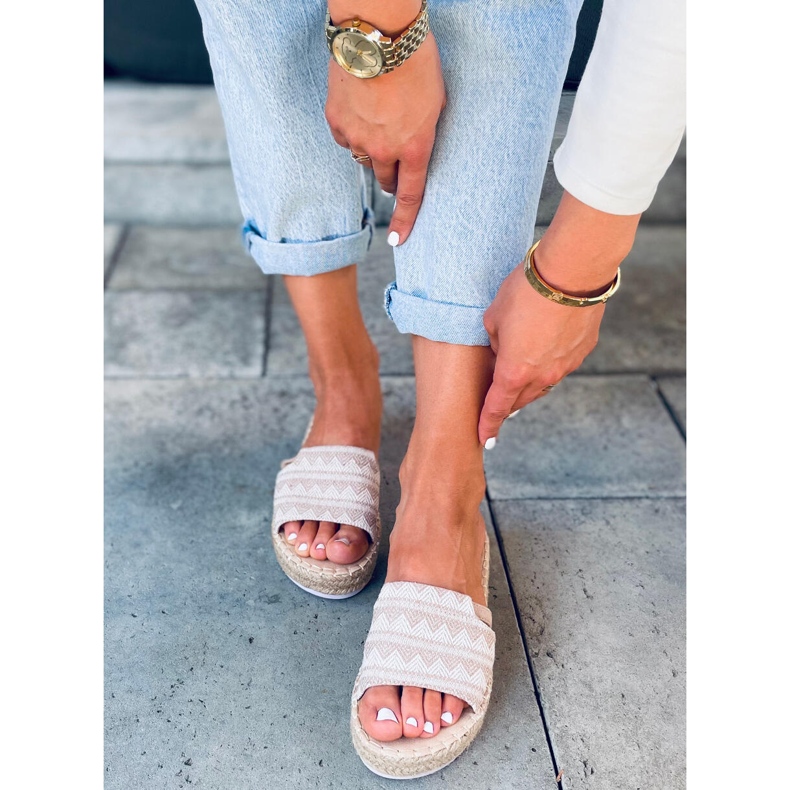 PA1 Naisten espadrillit Nour Beige 1