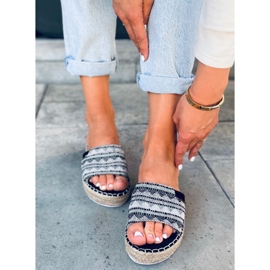 PA1 Naisten espadrillit Nour Black musta 1