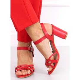 Rania Red korkokengät sandaalit punainen 2