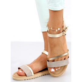 Tenda Gold naisten sandaalit kultainen 2