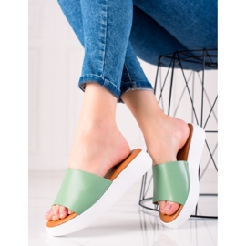 Encor Lavalla vihreät varvastossut 1