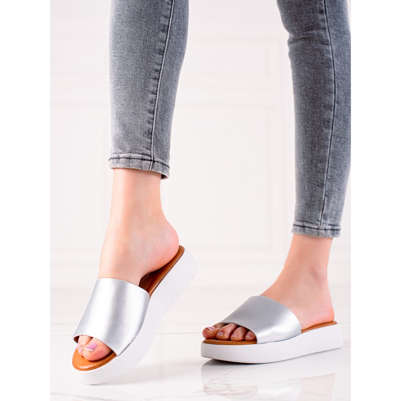 Encor Hopeiset tossut alustalla hopea 1