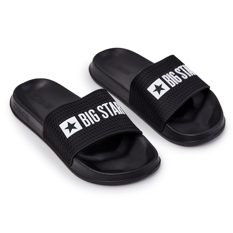 Miesten flip -Big Star JJ174505 Black Logo musta 2