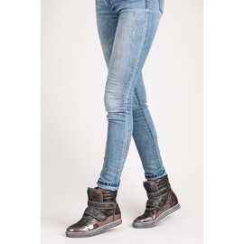 Show It Korkeakiiltoiset lenkkarit harmaa 1