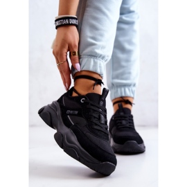 Naisten tennarit Urheilukengät Big Star JJ274578 Musta 1