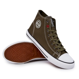 Miesten korkeat tennarit Big Star JJ174387 Khaki 1