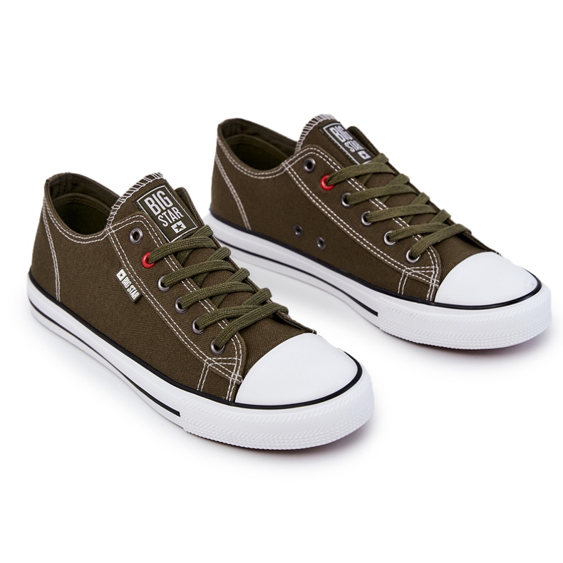 Miesten matalat tennarit Big Star JJ174383 Khaki 2
