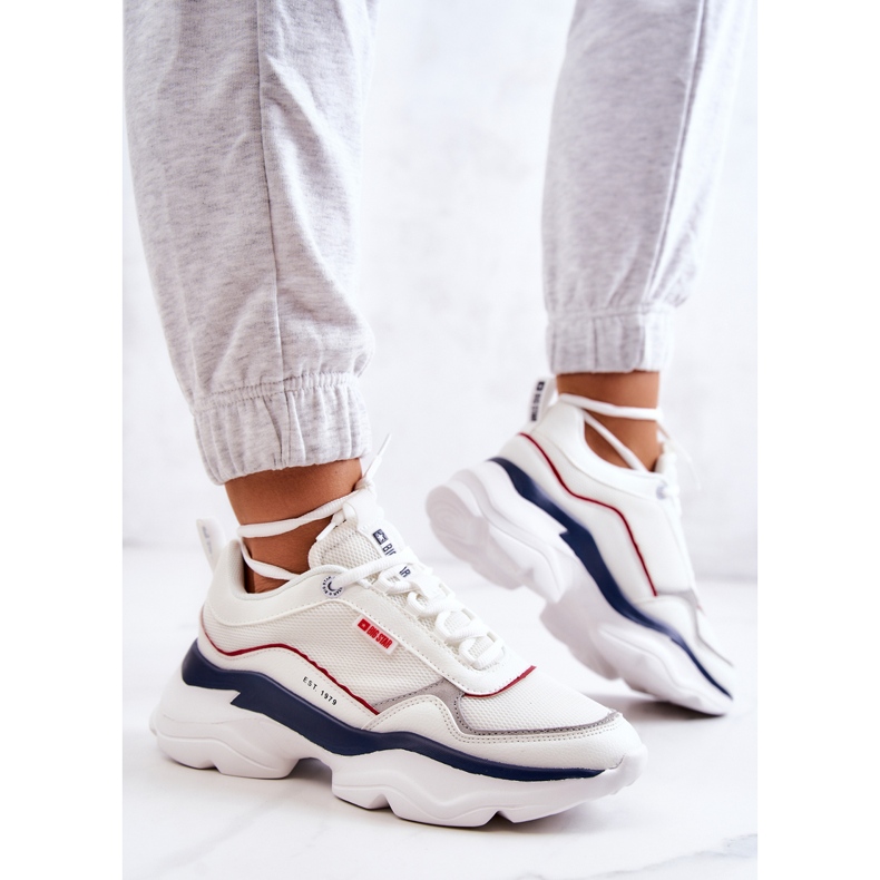 Naisten urheilukengät Big Star JJ274A116 Valkoinen 2