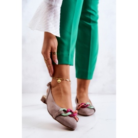 Lewski Shoes Mokkabalerinat ketjulla Lewski-kengät 3125 beige 1