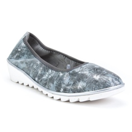 Nahkakengät Filippo DP046 / 18 Gr Fl harmaa sininen 1