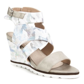 Filippo DS175 / 18 Sl hopeasandaalit harmaa monivärinen 2