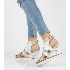 Filippo DS175 / 18 Sl hopeasandaalit harmaa monivärinen 1