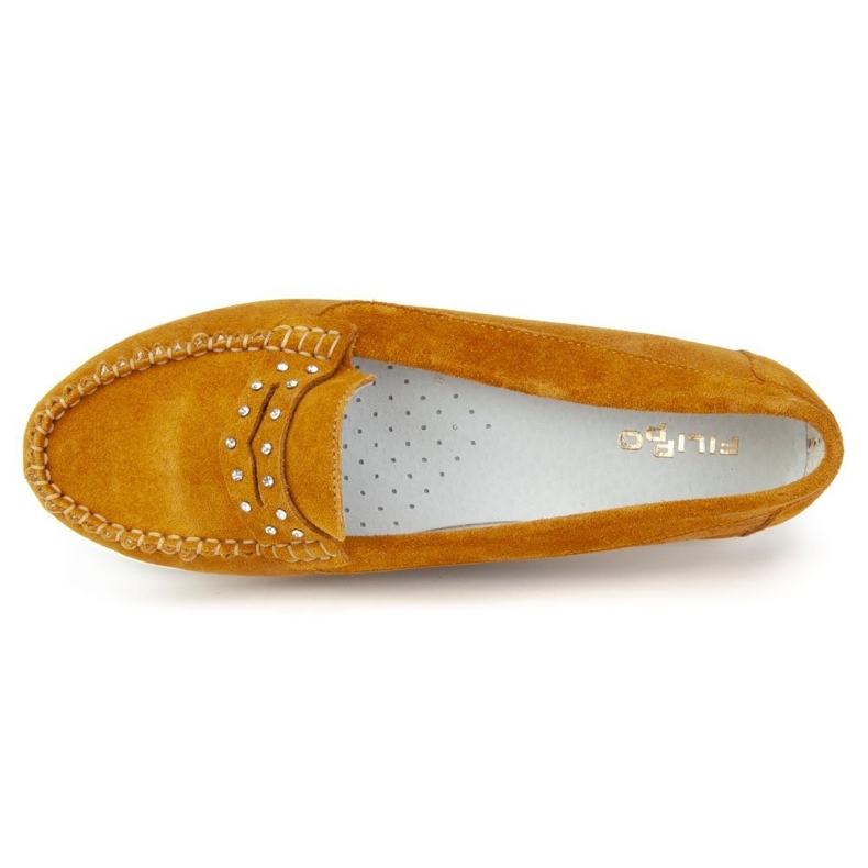 Loafers Filippo 10092 W. Sinappi keltainen 2
