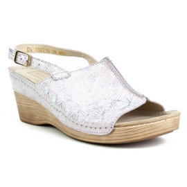 Filippo sandaalit 2216-160-01-1 Harmaa figa valkoinen vaaleanpunainen 1