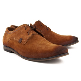 Nahkakengät Filippo 239 punainen veluuri ruskea 2