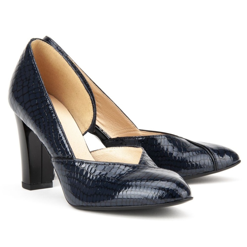 Sukkulat Filippo F280 Granat Crocodile laivastonsininen 2