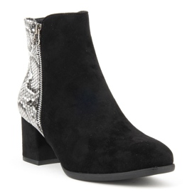 Filippo DBT977 / 19 Bk Gr mustat harmaat saappaat 1