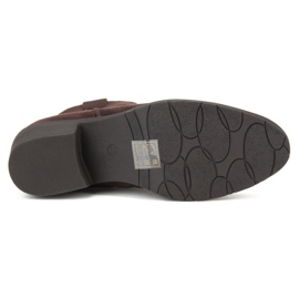 Tummanruskeat Filippo DBT1046 / 19 Dbr saappaat beige 1