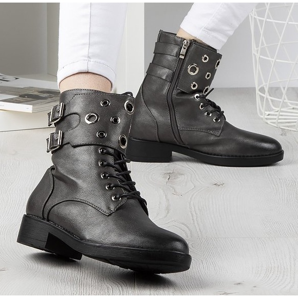 Filippo DBT1015 / 19 Gr Harmaat saappaat 2