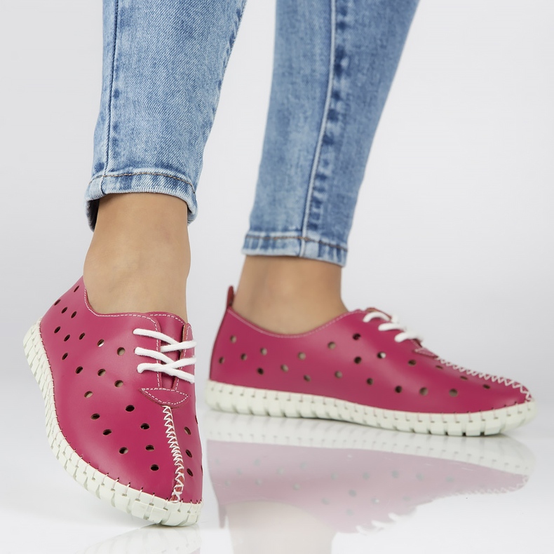 Nahkakengät Filippo DP1225 / 20 Fh pinkki vaaleanpunainen 1