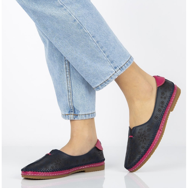 Nahkakengät Filippo DP1224 / 20 Nv laivastonsininen 1