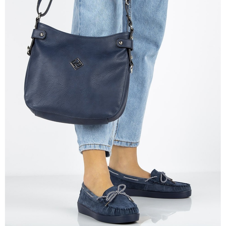 Nahka Loafers Filippo DP1200 / 20 Nv laivastonsininen 1