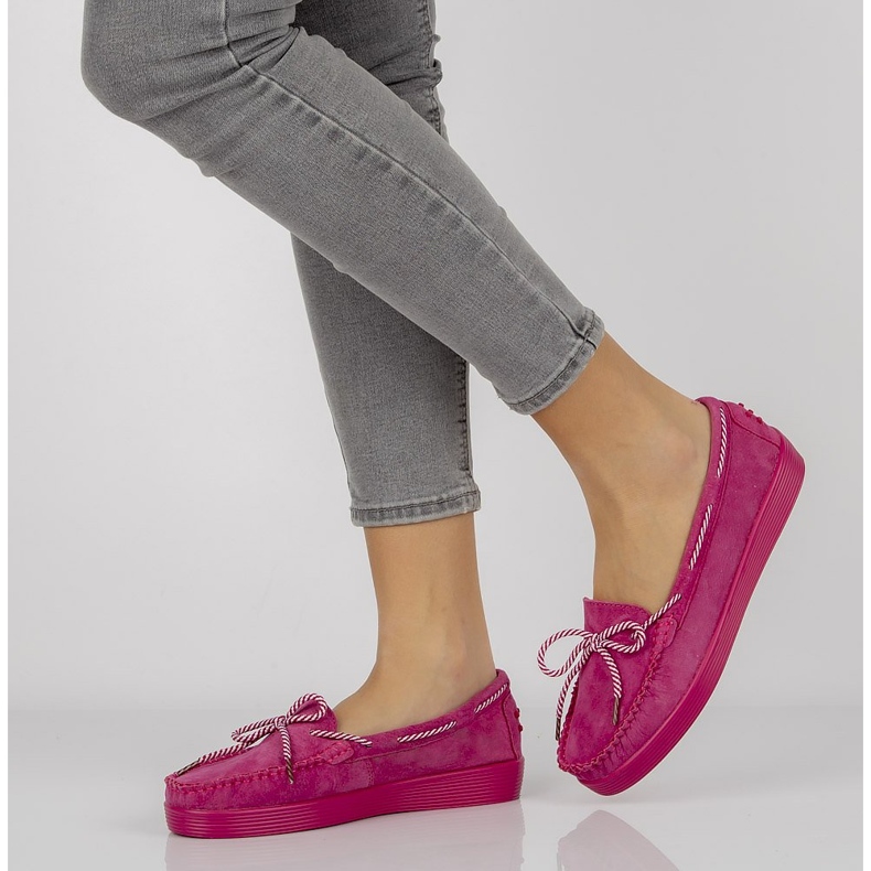 Nahkakengät Filippo DP1200 / 20 Fh pinkki violetti vaaleanpunainen 1