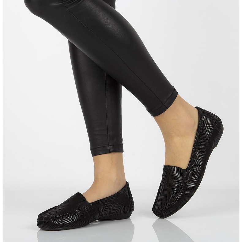 Nahkaiset mokasiinit Filippo DP005 / 20 Bk musta 2