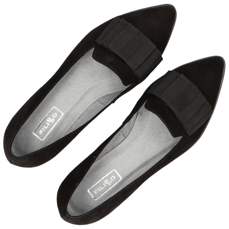 Filippo 1344 mustat mokkanahkakengät 1 Filippo 1344 mustat mokkanahkakengät 1