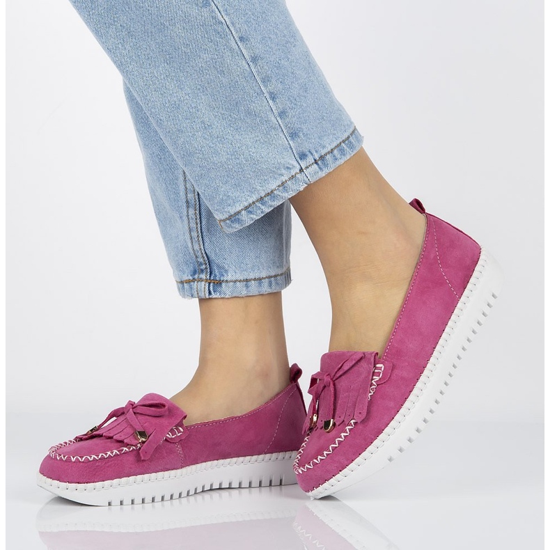 Nahkakengät Filippo DP021 / 20 Fh pinkki vaaleanpunainen 1