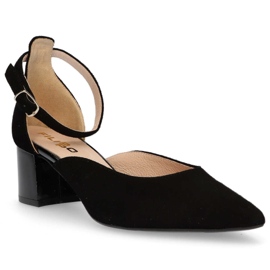 Filippo F272 musta mokkanahka pumput 1