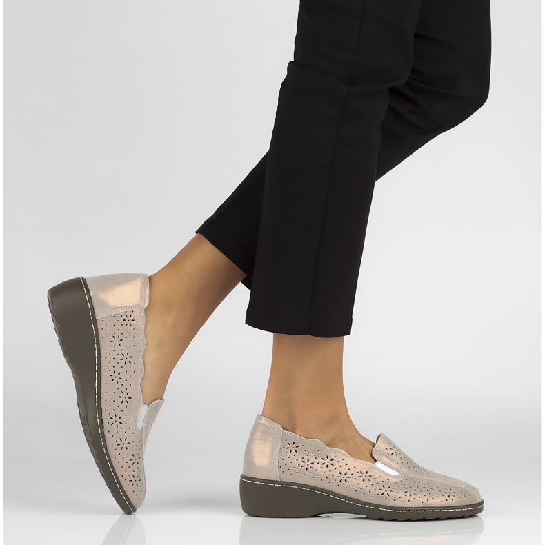 Filippo DP754 / 20 Go Gold -kengät vaaleanpunainen kultainen keltainen 2