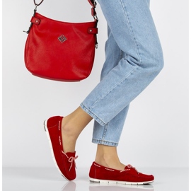 Punaiset Filippo DP1403 / 20 Rd nahkakengät punainen 2