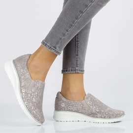 Nahkakengät Filippo DP1325 / 20 Gr harmaa 1