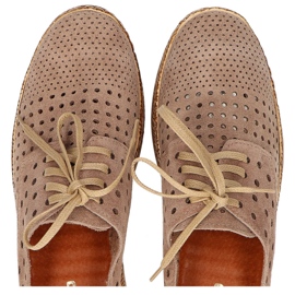 Filippo 20071 Velour Taupe kengät ruskea 1